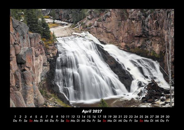 Produktbild: Wasserf&auml;lle 2027 Fotokalender DIN A3