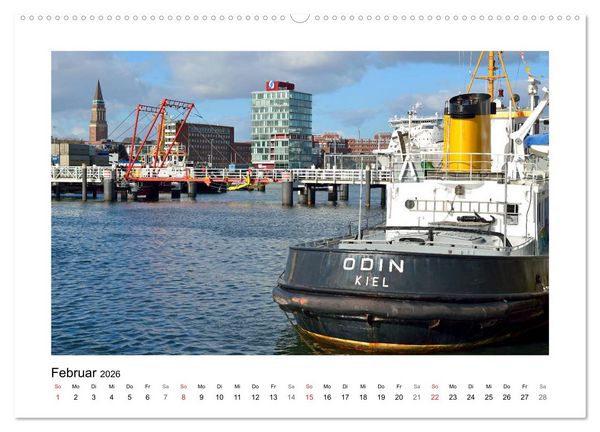 Produktbild: Kiel und Umland (Wandkalender 2026 DIN A2 quer), CALVENDO Monatskalender