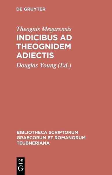 Produktbild: Indicibus ad Theognidem adiectis