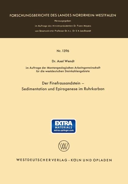 Produktbild: Der Finefrausandstein &mdash; Sedimentation und Epirogenese im Ruhrkarbon