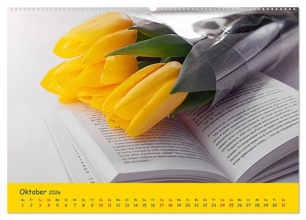 Produktbild: Tulpentraum (Wandkalender 2026 DIN A2 quer), CALVENDO Monatskalender