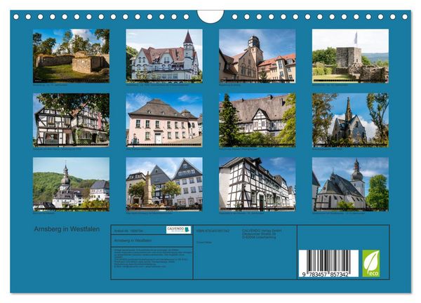 Produktbild: Arnsberg in Westfalen (Wandkalender 2026 DIN A4 quer), CALVENDO Monatskalender