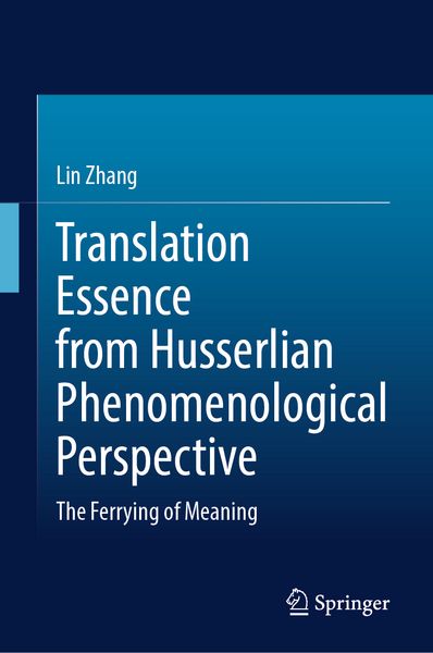 Produktbild: Translation Essence from Husserlian Phenomenological Perspective