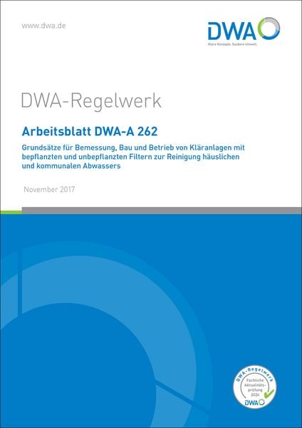 Produktbild: Arbeitsblatt DWA-A 262
