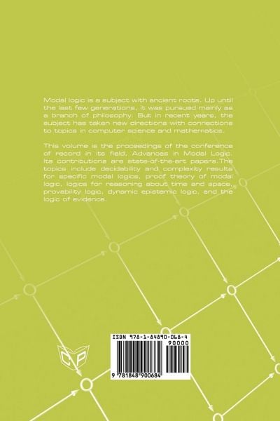 Produktbild: Advances in Modal Logic Volume 9