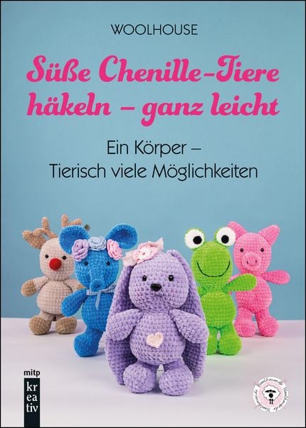Produktbild: S&uuml;&szlig;e Chenille-Tiere h&auml;keln - ganz leicht