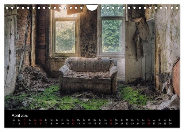Produktbild: Verlassene Orte im Harz (Wandkalender 2026 DIN A4 quer), CALVENDO Monatskalender