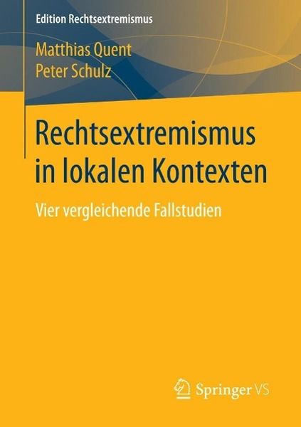 Produktbild: Rechtsextremismus in lokalen Kontexten