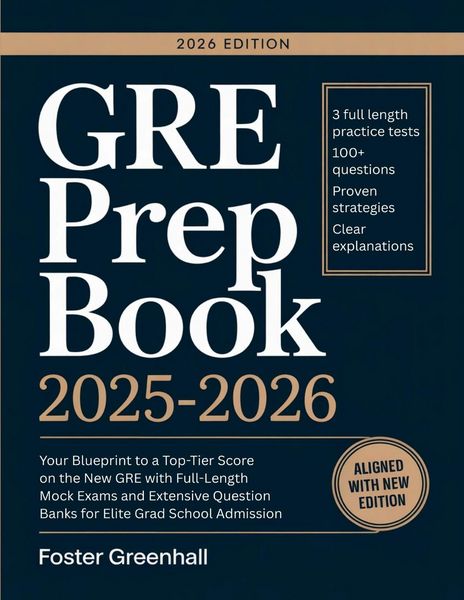Produktbild: GRE Prep Book 2025-2026