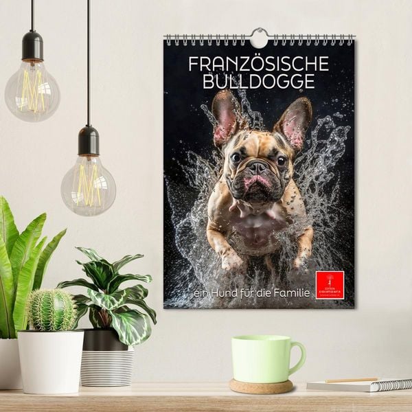 Produktbild: Franz&ouml;sische Bulldogge - ein Hund f&uuml;r die Familie (Wandkalender 2026 DIN A4 hoch), CALVENDO Monatskalender