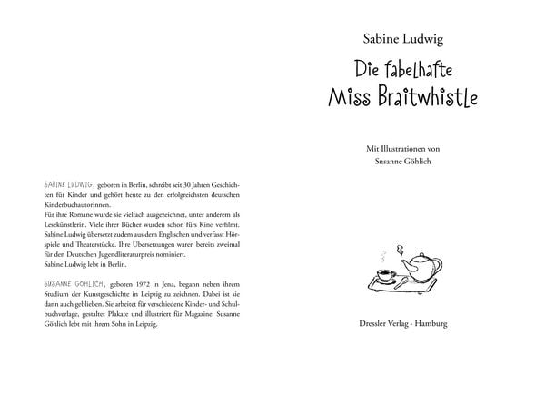 Produktbild: Miss Braitwhistle 1. Die fabelhafte Miss Braitwhistle