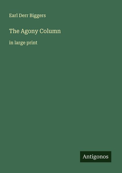 Produktbild: The Agony Column
