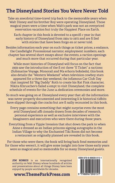 Produktbild: Disneyland Historical Highlights - The Walt and Roy Disney Years 1954-1972