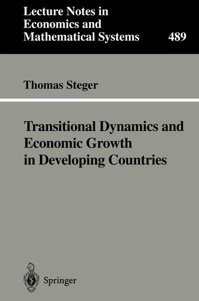 Produktbild: Transitional Dynamics and Economic Growth in Developing Countries
