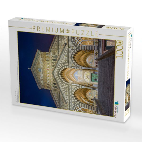 Produktbild: CALVENDO Puzzle Dom von Amalfi bei Nacht | 1000 Teile Lege-Gr&ouml;&szlig;e 64x48cm Foto-Puzzle f&uuml;r gl&uuml;ckliche Stunden