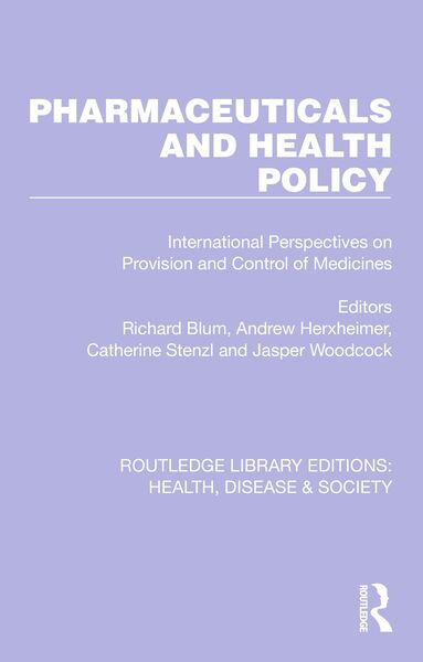 Produktbild: Pharmaceuticals and Health Policy