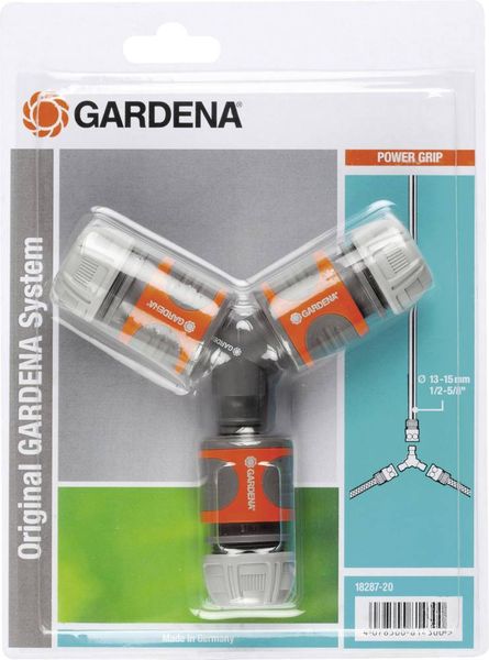 'Gardena 18287-20 Kunststoff Abzweigsatz 13mm (1/2') Ø, Steckkupplung'