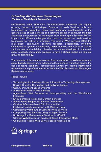 Produktbild: Extending Web Services Technologies