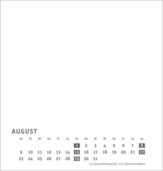 Produktbild: Premium-Bastelkalender wei&szlig; mittel 2027