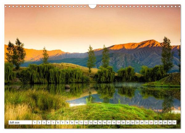 Produktbild: Neuseeland. Traumhafte Naturlandschaften (Wandkalender 2026 DIN A3 quer), CALVENDO Monatskalender