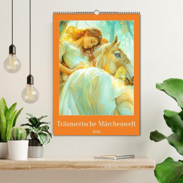 Produktbild: Tr&auml;umerische M&auml;rchenwelt (Wandkalender 2026 DIN A2 hoch), CALVENDO Monatskalender