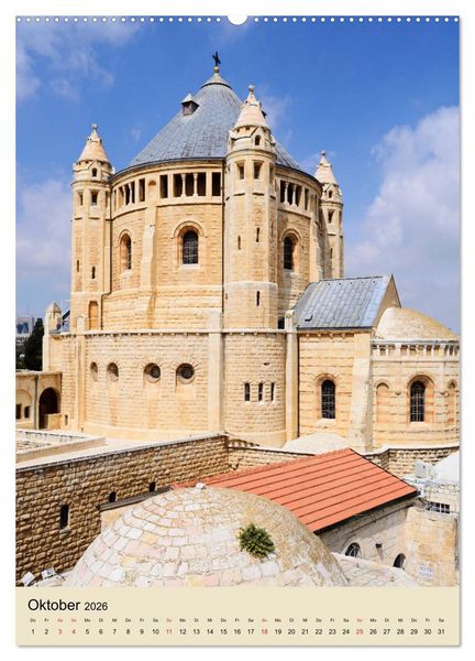 Produktbild: Jerusalem - Jeruschalajim (hochwertiger Premium Wandkalender 2026 DIN A2 hoch), Kunstdruck in Hochglanz