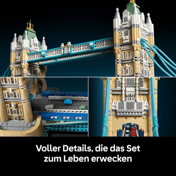 Produktbild: LEGO Architecture Tower Bridge Modell eines Londoner Wahrzeichens 21067