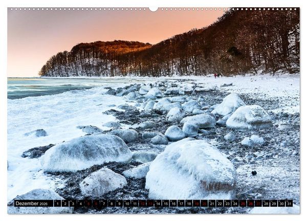 Produktbild: Ostseesteine (hochwertiger Premium Wandkalender 2026 DIN A2 quer), Kunstdruck in Hochglanz