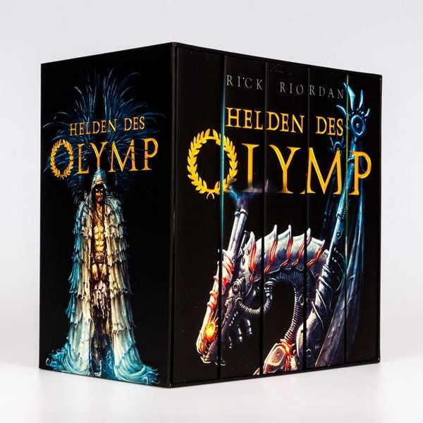 Produktbild: Helden des Olymp: Taschenbuchschuber B&auml;nde 1-5