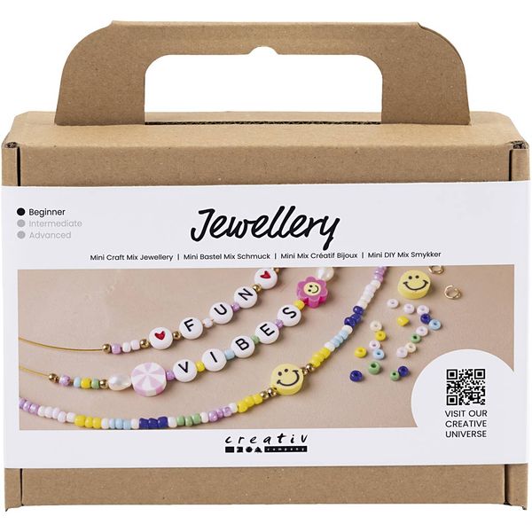 Creativ Company DIY Sets Beads Mini Kreativ Mix Schmuck, Halsketten, Kreativ Box