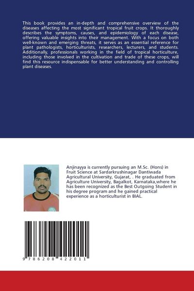 Produktbild: Important Diseases of tropical fruit crops