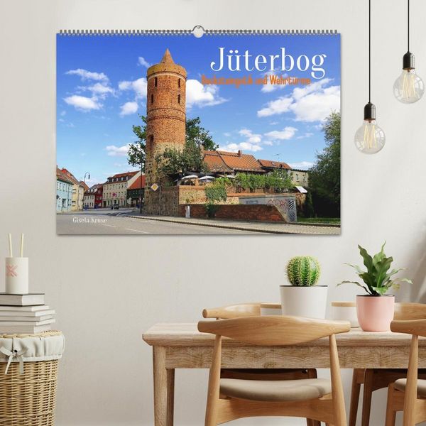 Produktbild: J&uuml;terbog &ndash; Backsteingotik und Wehrt&uuml;rme (Wandkalender 2027 DIN A2 quer), CALVENDO Monatskalender