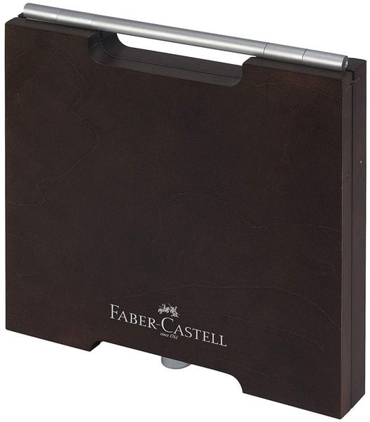 Produktbild: Faber-Castell K&uuml;nstlerfarbstifte Polychromos, 72er Set Holzkoffer