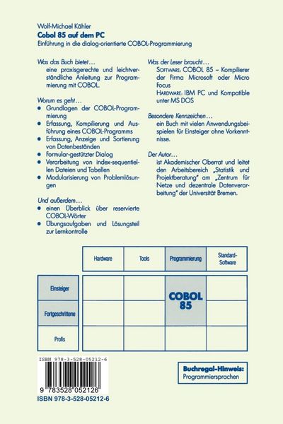 COBOL 85 auf dem PC