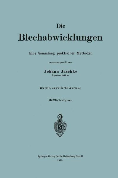 Produktbild: Die Blechabwicklungen