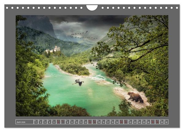 Produktbild: Uraltes Land (Wandkalender 2026 DIN A4 quer), CALVENDO Monatskalender