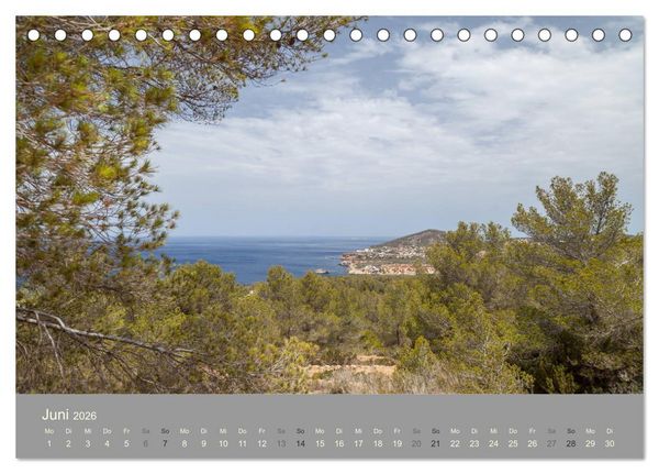 Produktbild: Ibiza - Spanien (Tischkalender 2026 DIN A5 quer), CALVENDO Monatskalender