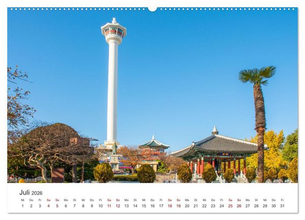 Produktbild: Busan - Hafenstadt in S&uuml;dkorea (Wandkalender 2026 DIN A2 quer), CALVENDO Monatskalender