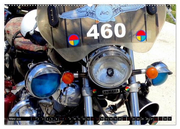 Produktbild: YAMAHA - Motorrad-Legenden (Wandkalender 2026 DIN A2 quer), CALVENDO Monatskalender
