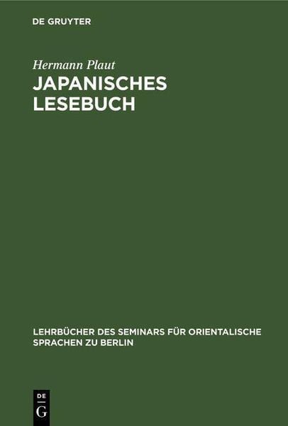 Produktbild: Japanisches Lesebuch