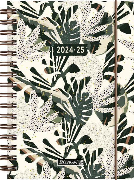 Schülerkalender 2024/2025 'Little Plants', 1 Seite = 1 Tag, A5, 352 Seiten, mehrfarbig
