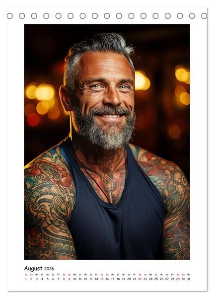 Produktbild: Tattoo to me too (Tischkalender 2026 DIN A5 hoch), CALVENDO Monatskalender