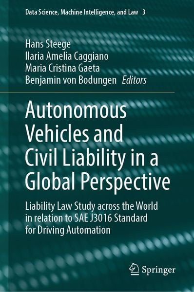 Produktbild: Autonomous Vehicles and Civil Liability in a Global Perspective