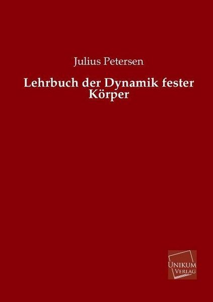 Produktbild: Petersen, J: Lehrbuch der Dynamik fester K&ouml;rper