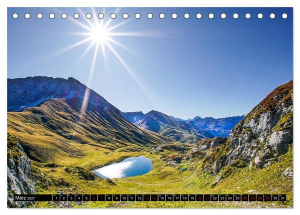 Produktbild: Wundersch&ouml;nes Lechtal (Tischkalender 2027 DIN A5 quer), CALVENDO Monatskalender