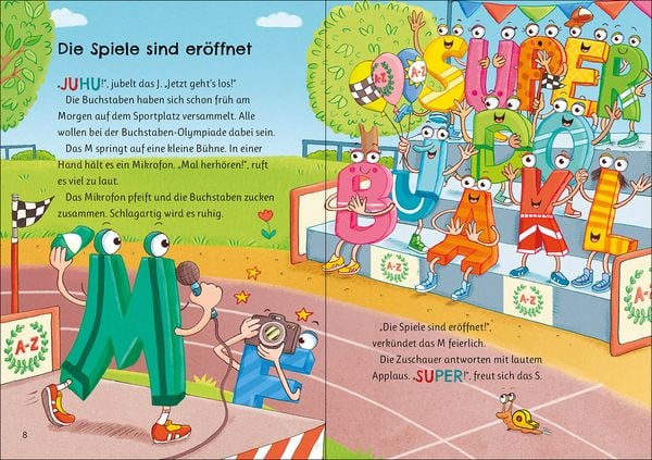 Produktbild: Lesel&ouml;wen ABC-Geschichten - Alle Buchstaben, fertig, los!