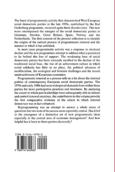 Produktbild: Rethinking Social Democracy in Western Europe