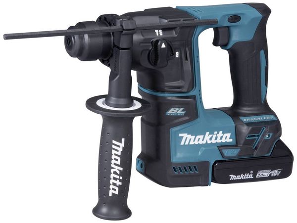 Makita SDS-Plus-Akku-Bohrhammer 18V 2Ah Li-Ion inkl. 2. Akku, inkl. Koffer