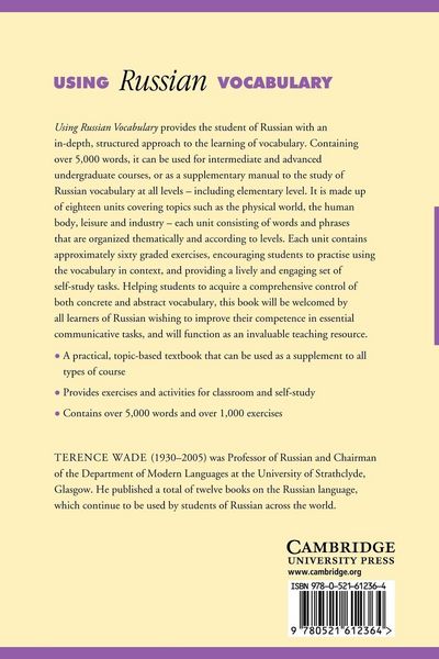 Produktbild: Using Russian Vocabulary