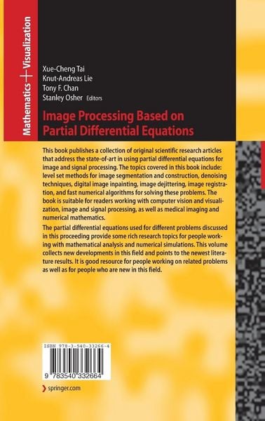 Produktbild: Image Processing Based on Partial Differential Equations